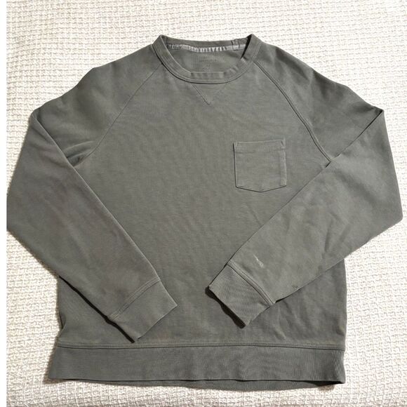 Van Heusen Other - Van Heusen Gray Crewneck Sweatshirt M Minimalist Casual Pullover With Pocket
